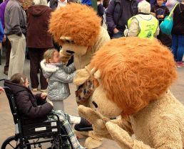 A warm welcome by the Lions